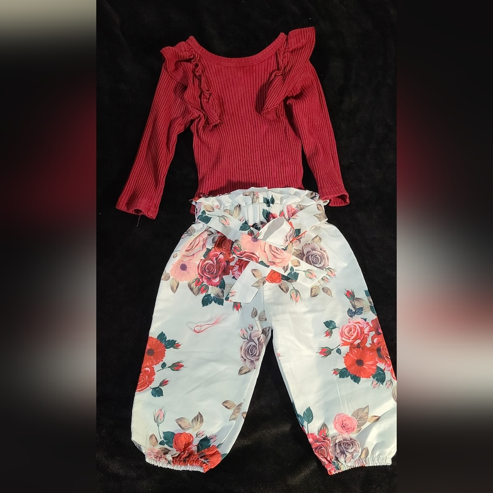 Baby girl matching set